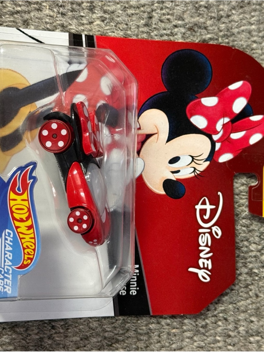 Mattel Hot Wheels Minnie Mouse Red and Black Die-Cast Character Car